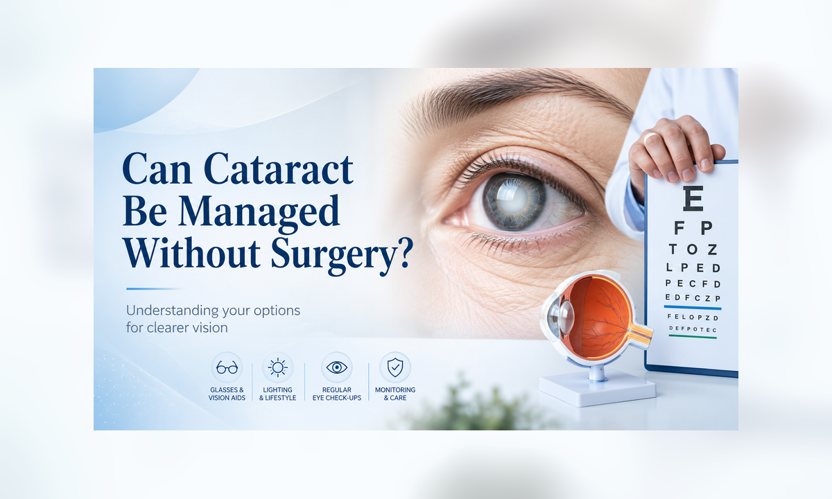 Can Cataract be managed without surgery?