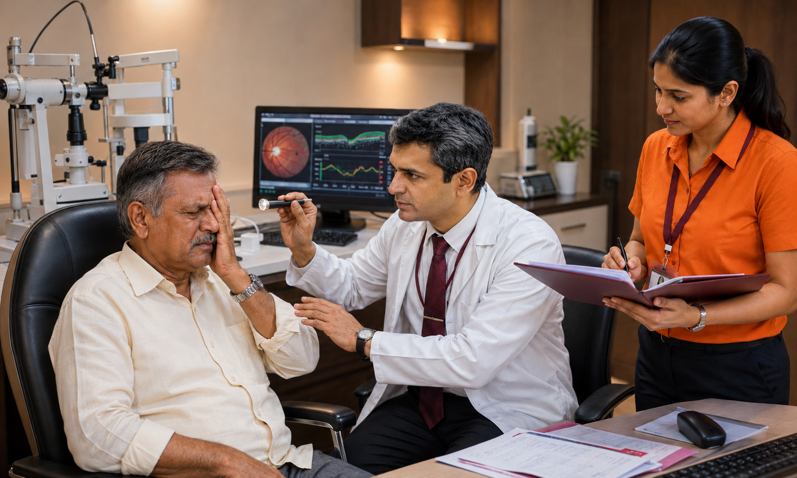 When is Glaucoma an urgent eye problem?